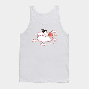 Cat cloud day dream Tank Top